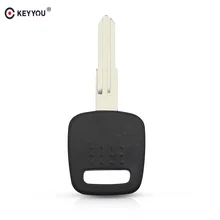 KEYYOU Transponder Blank Car Chip Key Shell Replacement Fob Key Case For Nissan Micra Almera Primera A32 Transponder Key Shell