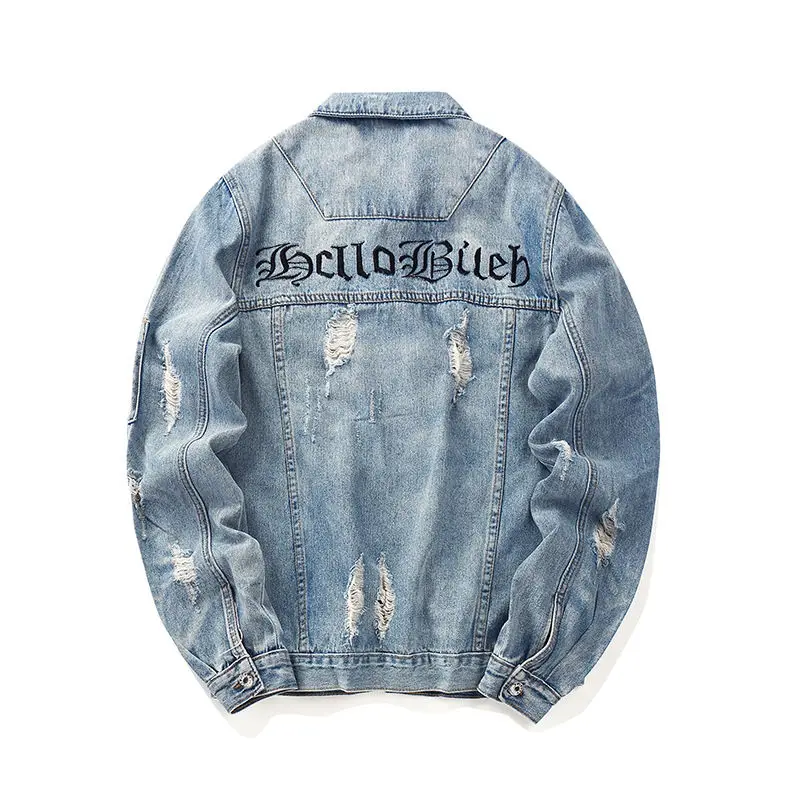 Autumn Europe America Casual Character Embroidery Denim Jacket Coat Winter Men Loose Streetwear Hipster Denim Jacket Hip Hop Autumn Europe America Casual Character Embroidery Denim Jacket Coat Winter Men Loose Streetwear Hipster Denim Jacket Hip Hop
