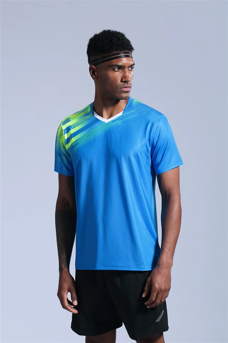 HOWE AO Бадминтон футболка для мужчин, Спортивная теннисная футболка для женщин, быстросохнущая рубашка для настольного тенниса, спортивная одежда Теннисный трикотаж