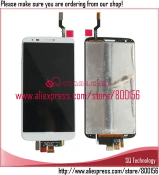 

10pcs/lot for LG Optimus G2 D800 D801 D803 Display LCD Touch Digitizer Screen Assembly white free shipping by DHL EMS