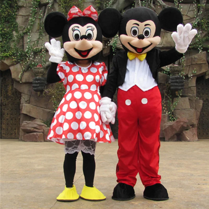 

mickey mascot costume adult cosplay and minnie mascot costume adult Halloween costume cosplay