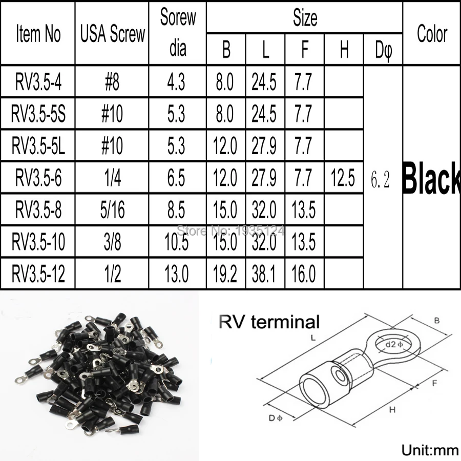 RV terminal black