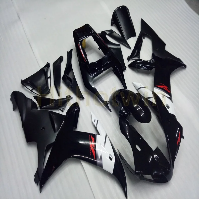 Заказной мотоциклетный Артикул для Yamaha YZF-R1 2002-2003 YZFR1 02-03 моторные Обтекатели+ винты+ серебро пламя ABS пластиковый комплект кузова