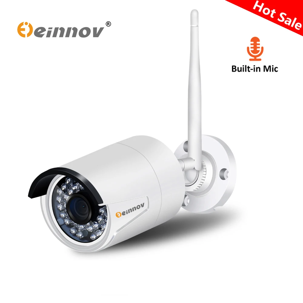 

Einnov HD Wifi Outdoor Video Surveillance IP Camera CCTV 1080P 2MP Home Wireless Security Camera Audio Record IR-Cut Waterproof