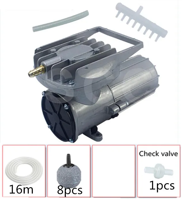 DC 12 В 160л/мин 120 Вт постоянный магнит DC мембранный воздушный компрессор кислородный насос аквариум Пруд аэратор воздушный насос давления - Цвет: ACQ-910 A SET