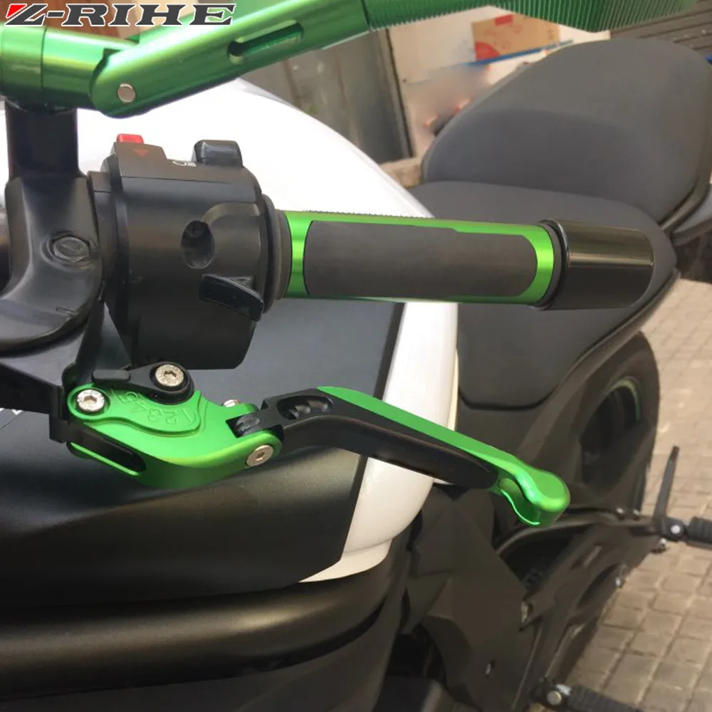 leviers frein et dembrayage en aluminium r/églable pour kawasaki z650/ Z750/ Z800/ Z900/ Z1000/ Z1000SX ZX6R Kawasaki Z750 Noir