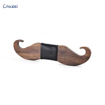 

2018 Man Novelty Neckties Handmade Mustache Wooden Bow Tie Men Bowtie Mens Neck Ties Factory Wholesale For Wedding