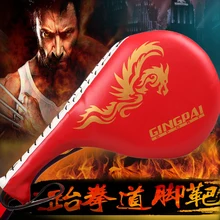 Для взрослых и детей синий тхэквондо двойной удар Pad Целевая искусственная кожа Каратэ Кикбоксинг ММА профессионального обучения рук Целевая