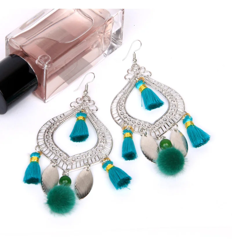 vintage earrings green (4)