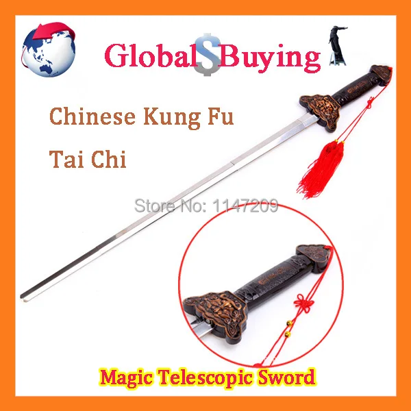 Chinese Kung Fu Martial Arts Tai Chi Retractable Magic Performance