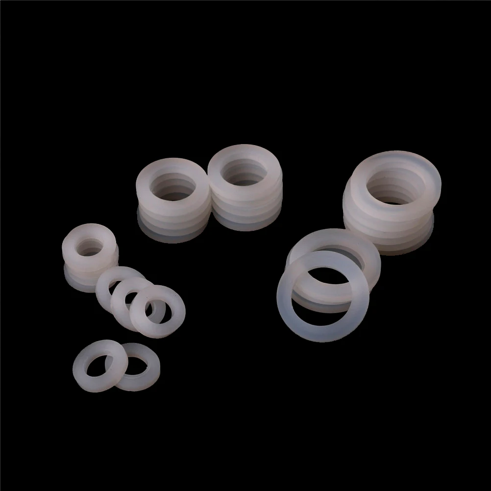 

10Pcs/Set Transparent Rubber Shower Hose Washers Rings For Tube Pipe Bath Head Wholesale