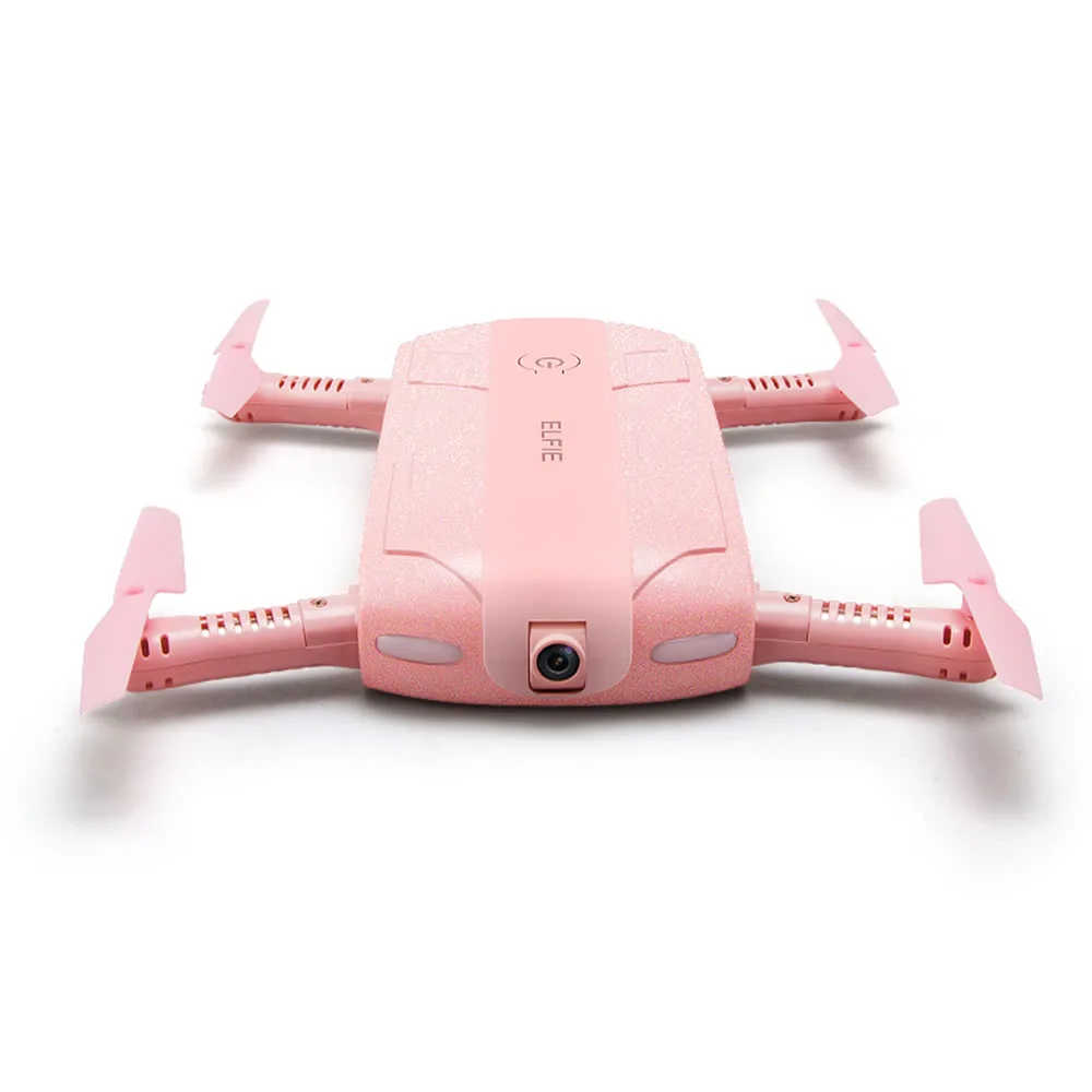 

JJRC H37 6-Axis Gyro WIFI FPV 2.0MP ELFIE Mini Foldable Drone with Camera RC Quadcopter Pink