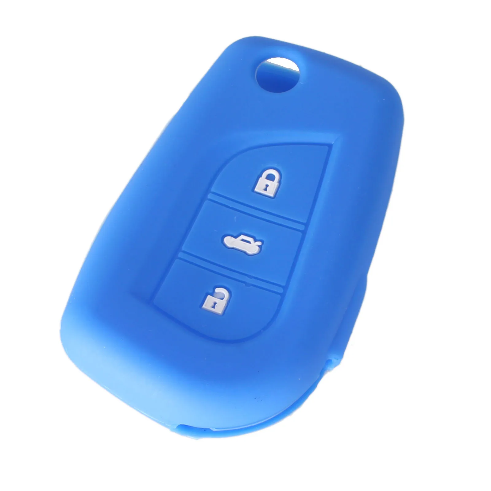 Силиконовый автомобильный пульт дистанционного управления KEYYOU чехол с 3