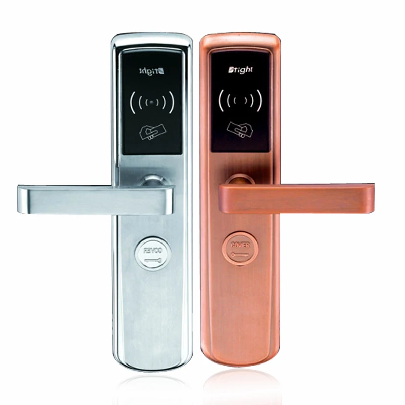 Stainless intelligent sensor card lock hotel door sensors home security