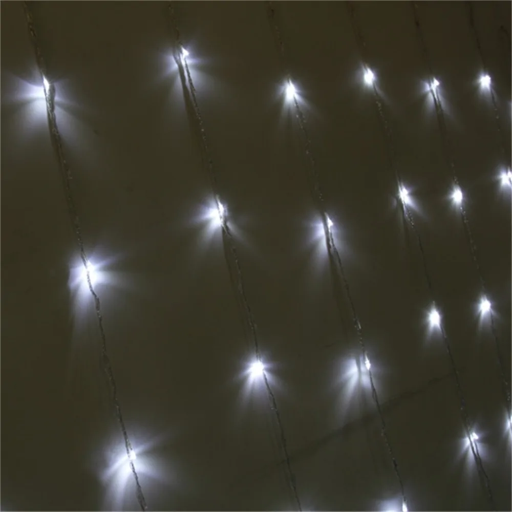 ICOCO cuerdas cortina Hada luz 360LED iluminación cascada interior/al aire libre boda de la Navidad blanca luces led decoracion Navidad