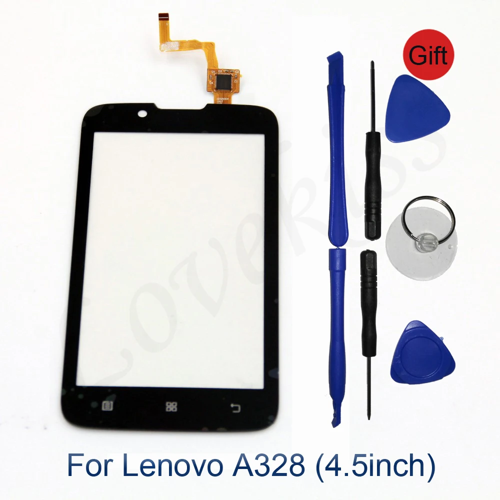 Сменный сенсорный ЖК экран 4 5 дюйма сенсорная панель A 328 для Lenovo A328 A328t|front glass|glass
