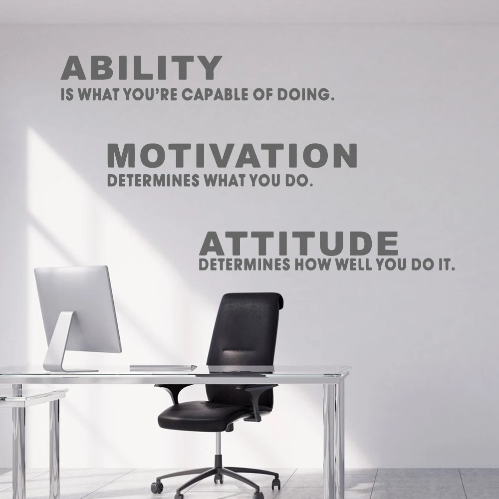 Free Shipping Office Inspirational Quotes Ability Motivation