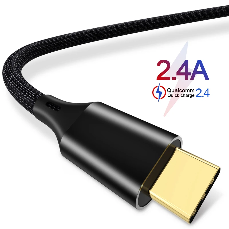 2.4A Micro USB кабель для быстрой зарядки и передачи данных кабели Зарядное устройство нейлон синхронизации провод для Samsung Xiaomi Redmi Note 4 5 все микро-usb для устройств на аndroid кабель