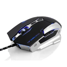 2400 Точек на дюйм 7D кнопки светодиодный Оптическая Проводная Мышь мышь для ПК, ноутбука, A7