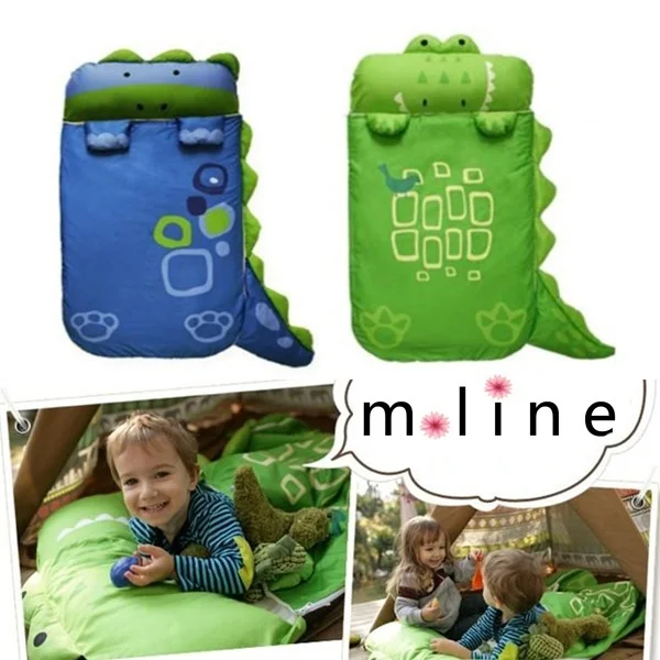 Dinosaur & Crocodile Baby Removable Sleeping Bag Pillow Blanket Swaddle