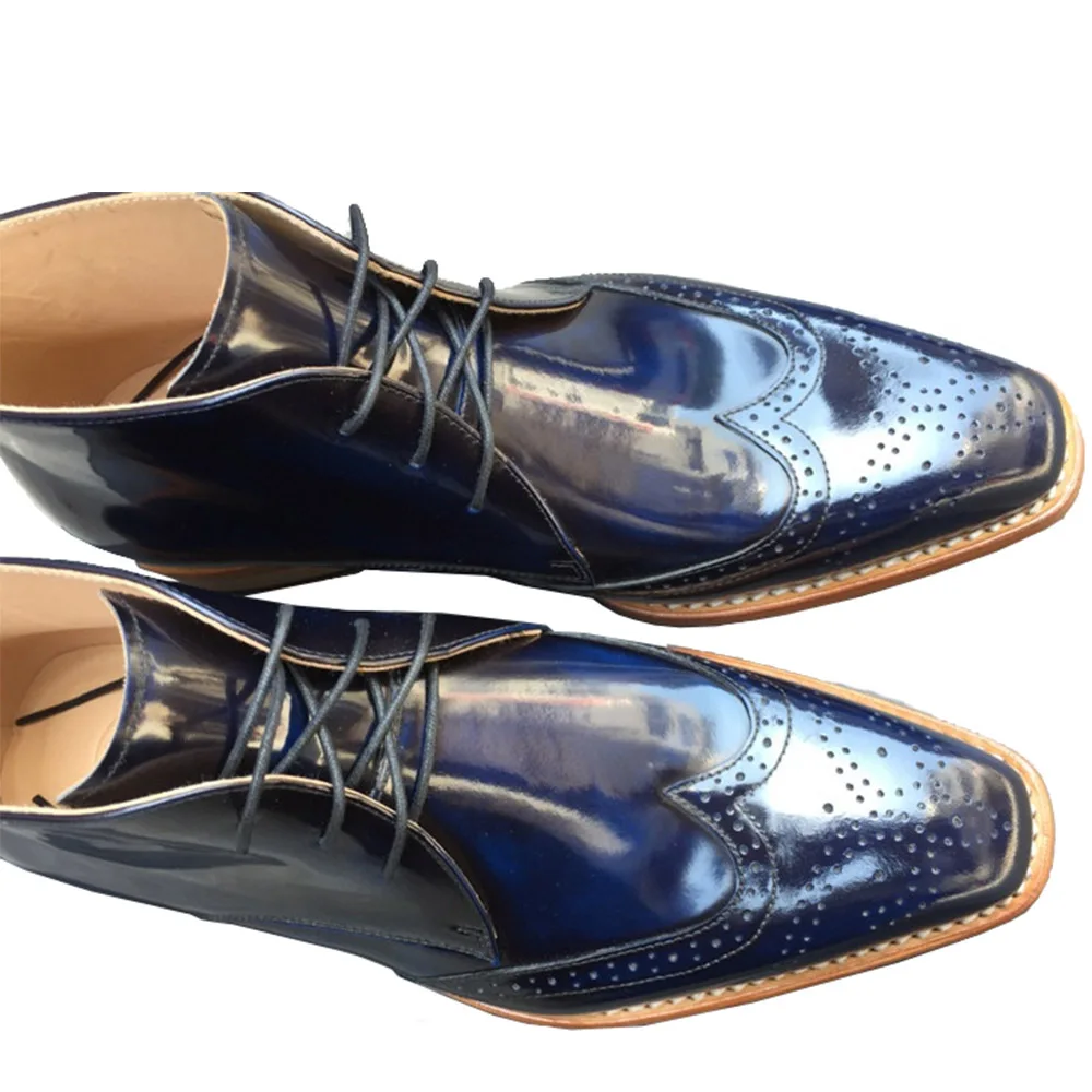 blue desert boots mens