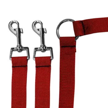 

dog couple Pet Dog Leashes 80CM double twin dual coupler dog leash two in one strong nylon two way dog walking lead leash