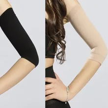 1 Pair 420D Compression Slimming Arms Sleeves Workout Toning Burn Cellulite Shaper font b Fat b