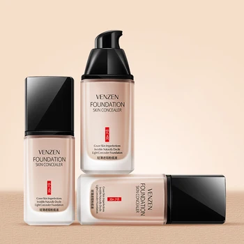 

Women Liquid Foundation Moisture Breathable Long-lasting Base Concealer SSwell