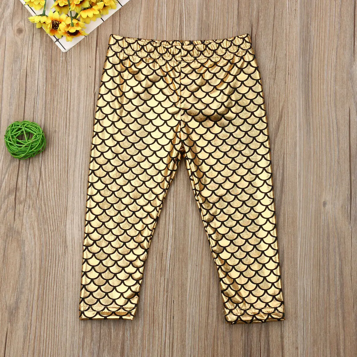 Toddler Kids Baby Boys Girl Harem Pants Trousers Fish Scale Bottoms Legging USA