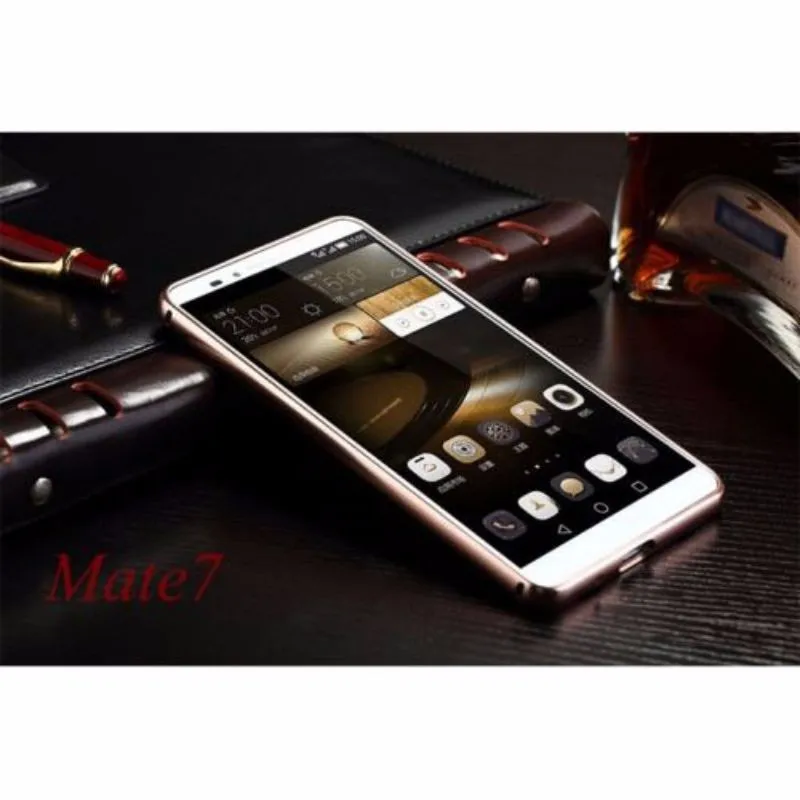 Алюминий металлический бампер чехол PC задняя крышка чехол для huawei P8/P8 Lite/различных huawei