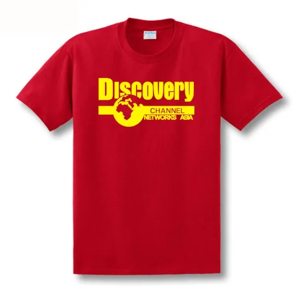 ECTIC, новая мода, Национальный geographic discovery channel networks asia sitcoms, Мужская футболка с коротким рукавом - Цвет: Красный