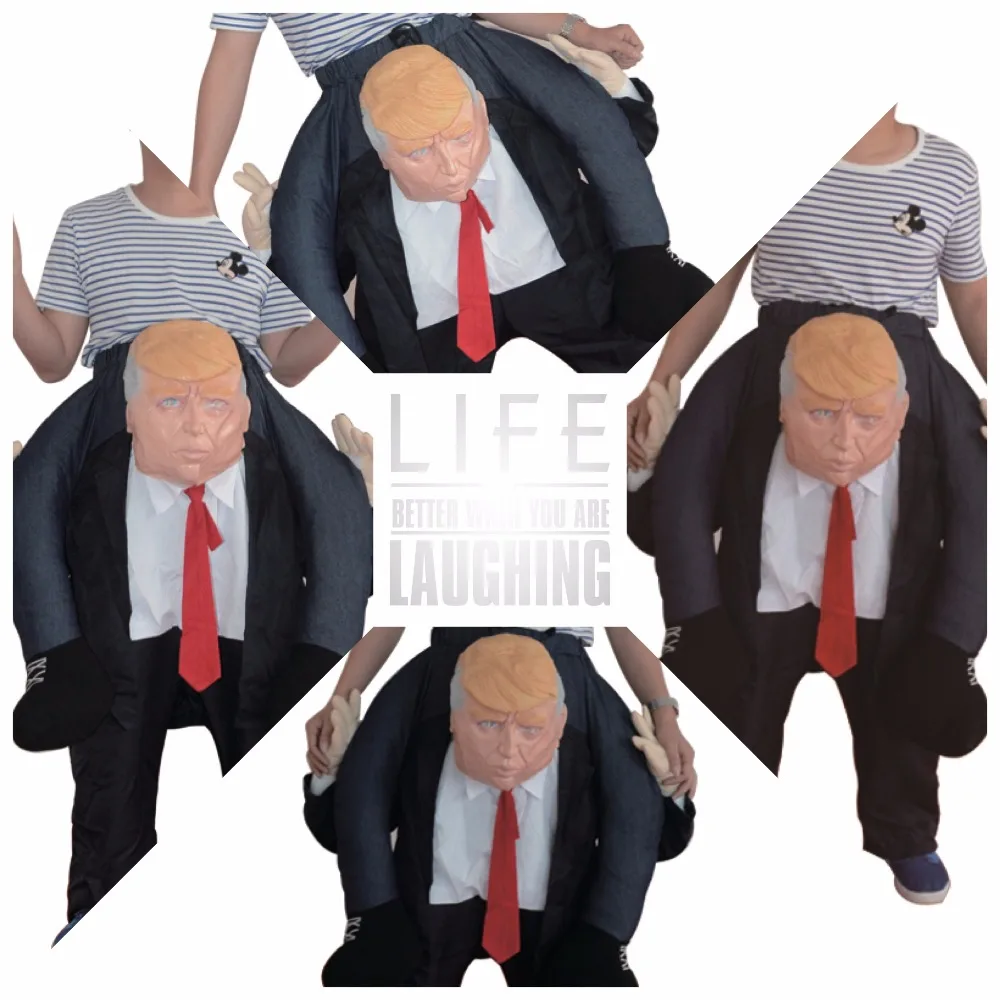 Новинка игрушки США езда на DT Дональд Трамп одеваются Хэллоуин вечерние косплей