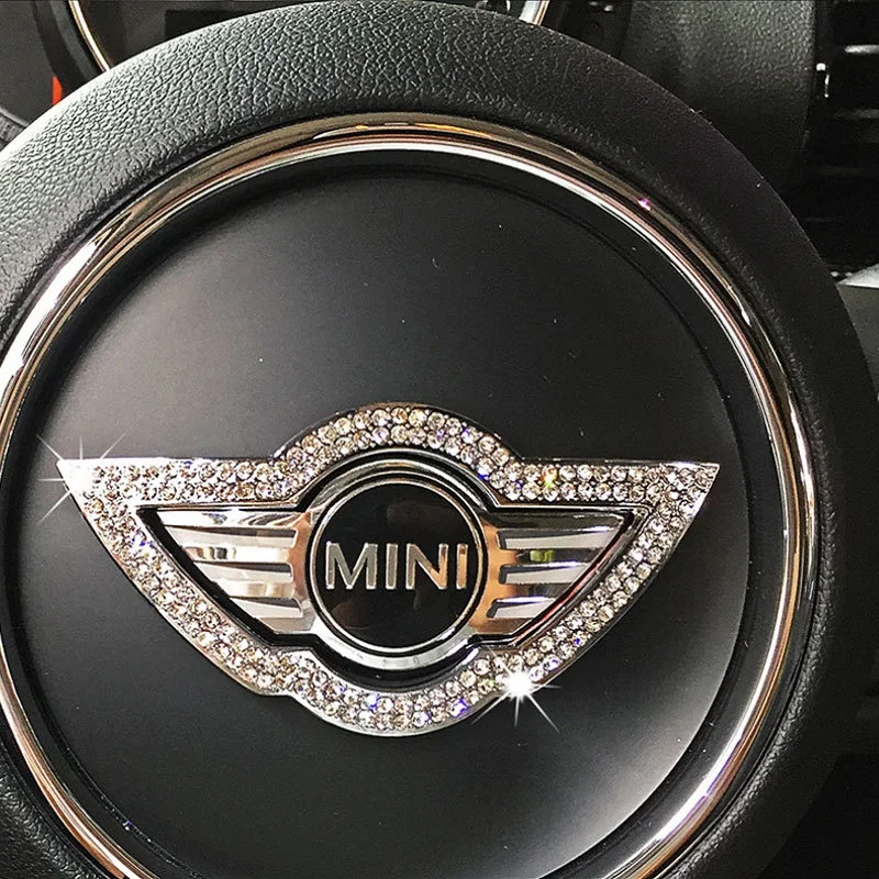 Алмазная наклейка на рулевое колесо для Mini Cooper F56 F55 мини клубный человек земляной