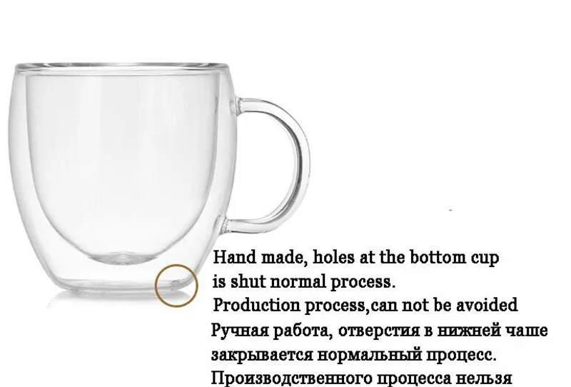 150ml Heat Resistance Double Wall Glass Cup With the Handle Coffee Mugs Kungfu Tea Cup Coffee Milk Juice Healthy Drink Mug 7