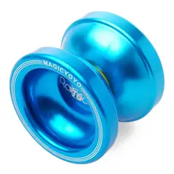 MagicYoYo T6 Алюминий сплава Профессиональный Йо-Йо игрушки + 5 xStrings + перчатки синий