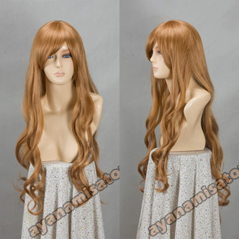 

Anime TIGER DRAGON Toradora! Aisaka Taiga 80cm Long Brown Heat Resistant Hair Cosplay Costume Wigs + Wig Cap