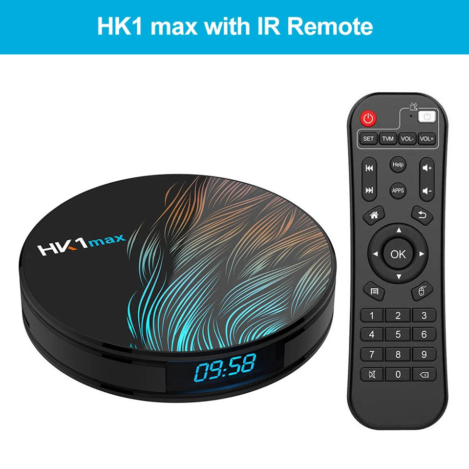 ТВ-бокс HK1 Max Android 9,0 2 ГБ 4 ГБ 64 ГБ 32 ГБ 16 ГБ RK3328 1080 p 4 K WiFi Netflix BT 4,0 телеприставка Смарт медиаплеер