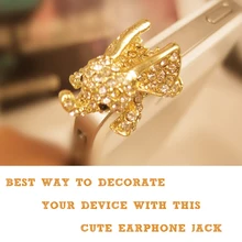 Marsnaska, полная Алмазная Милая бижутерия, сонный Маленький слон, пылезащитная заглушка для телефона, для Iphone и всех 3,5 мм, разъем для наушников