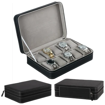 

10 Slots Handmade Watch Box Clock Box Time Box Watch Case for Watch Holding