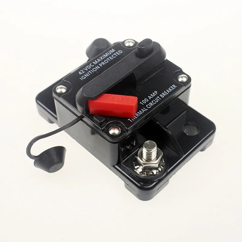 50-300A AMP автоматический выключатель Двойной аккумулятор IP67 Водонепроницаемый 12 В 24 В предохранитель ручной сброс автомобиля автоматический выключатель