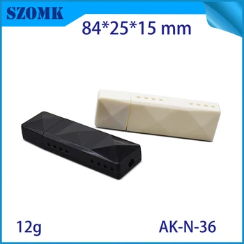 

20 pcs, 84*25*15mm szomk plastic box for electronics project junction housing abs usb enclosure for pcb outlet boxes