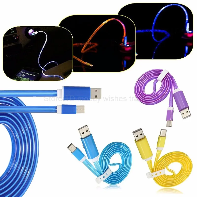 1 м ELE c trolu M Ines Ent EL Led Тип USB C кабеля кабины or с Зарядное устройство F Сяо I i5/M i5s/M i4