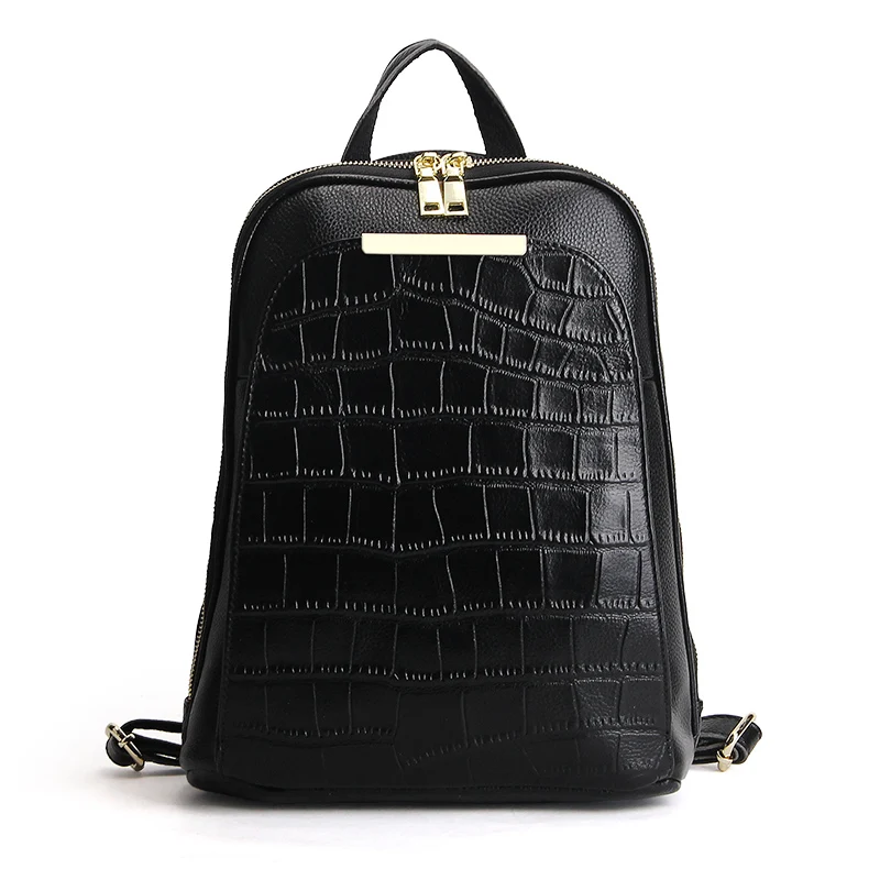 Femenino clásico 2018 Natural 100% Real genuino de cuero de vaca de las mujeres Mochila señoras niñas Top capa de piel de vaca bolsas Mochila Femenino clásico 2018 Natural 100% Real genuino de cuero de vaca de las mujeres Mochila señoras niñas Top capa de piel de vaca bolsas Mochila