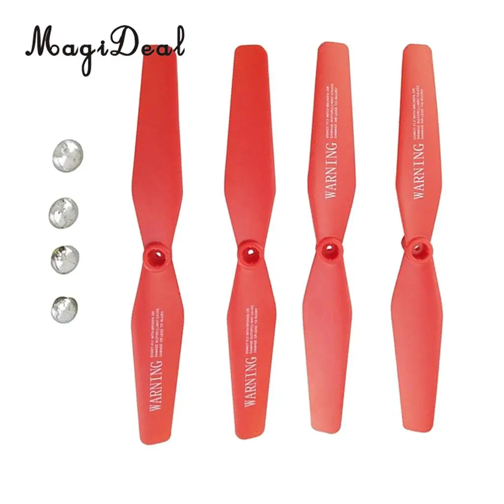 MagiDeal 4Pcs RC Quadcopter Parts Propeller Prop for VISUO XS809 XS809W XS809HW 8807 RC Helicopter Model Protective Protector