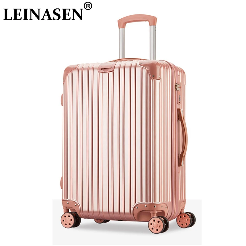 

New suitcase ABS+PC stripe luggage set series 20 26 inch trolley suitcase travel bag luggage bag Rolling luggage with wheel