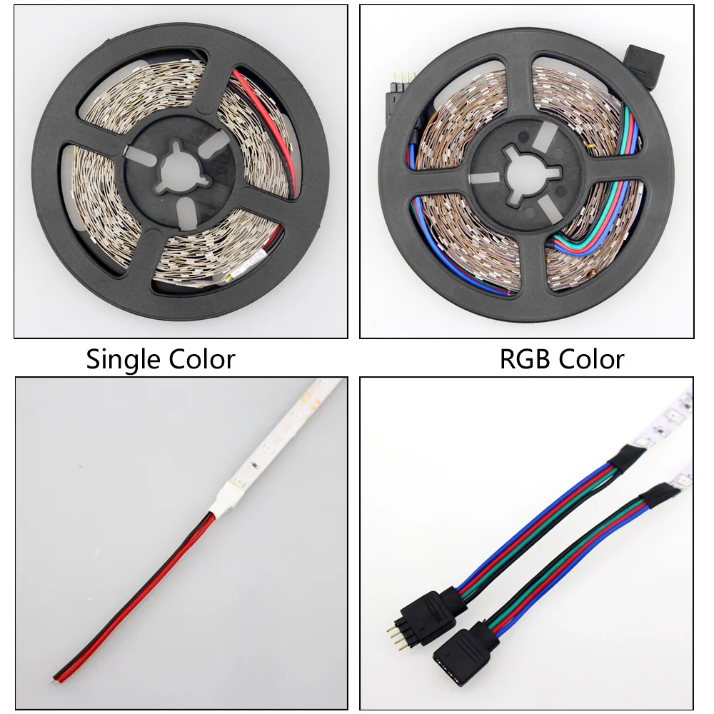 Светодиодные ленты светильник 12 v 5 м 300 светодиоды не водонепроницаемый теплый белый цветная(rgb) СВЕТОДИОДНАЯ лента smd 2835 Светодиодные фары 12 v ledstrip для автомобиля