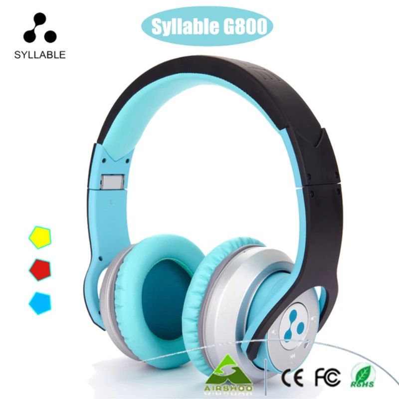 Syllable G800 Stereo Bluetooth 4.0 NFC Noise Cancelling Headphone Wireless HIFI 3.5mm Double Microphone Headset