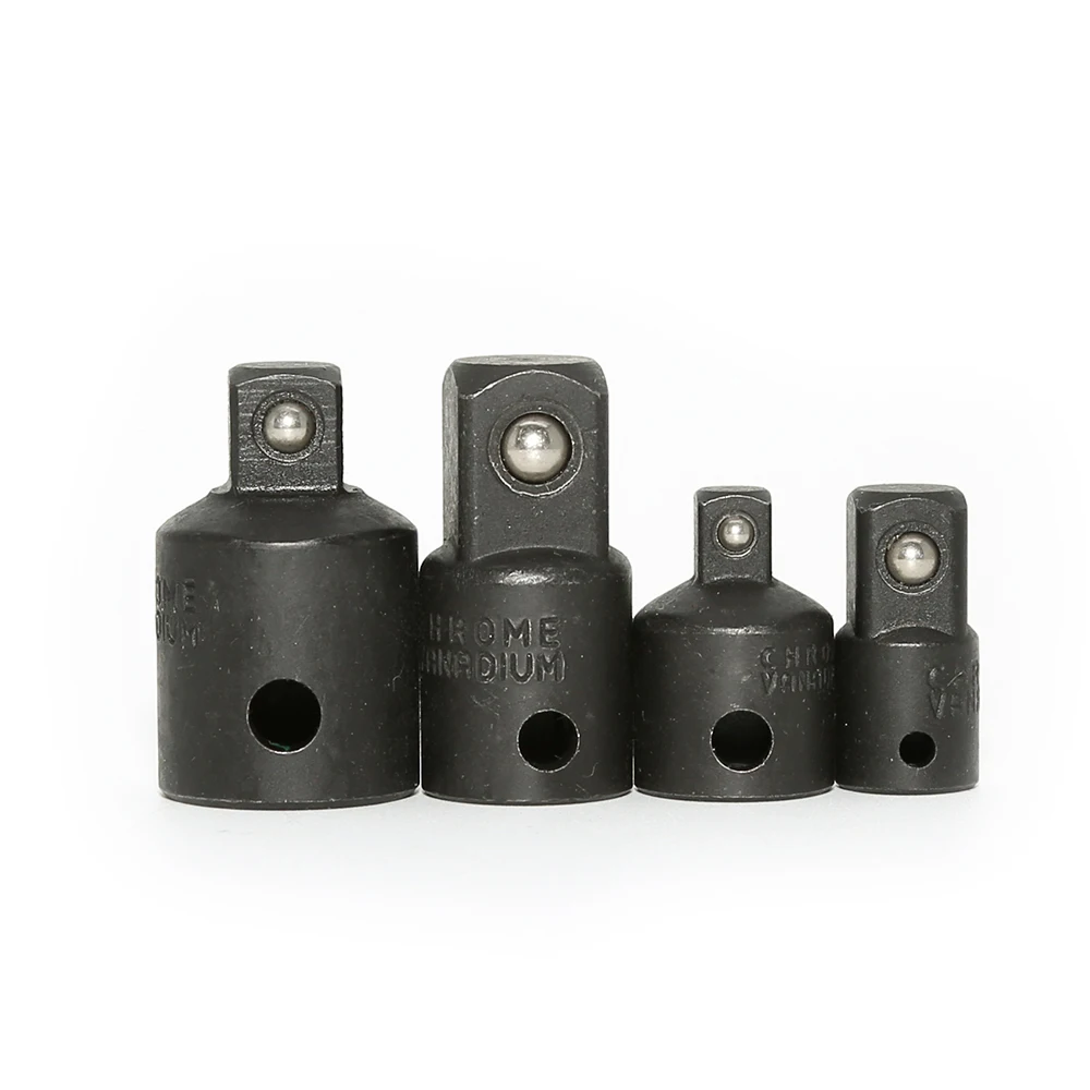 

4Pcs 1/4" 3/8" 1/2 Inch Drive Socket Adapter Reducer Drive Air Impact Heavy Duty Ratchet Adaptor Converter Set Universal