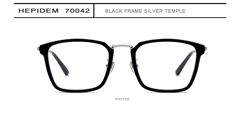 Ацетатная оптическая оправа для очков, Мужские квадратные очки по рецепту для женщин, женские металлические очки для близорукости 70042