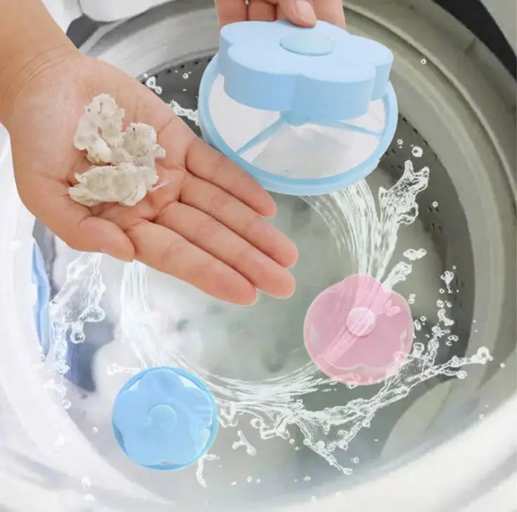 

Plastic Filter Bag Decontamination Washer Laundry Cleaning Percolator Mesh Filtering Hair Removal Stoppers Catchers SN809